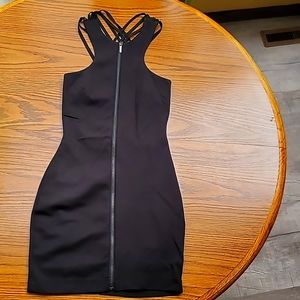 Bebe XS/TP black mini dress